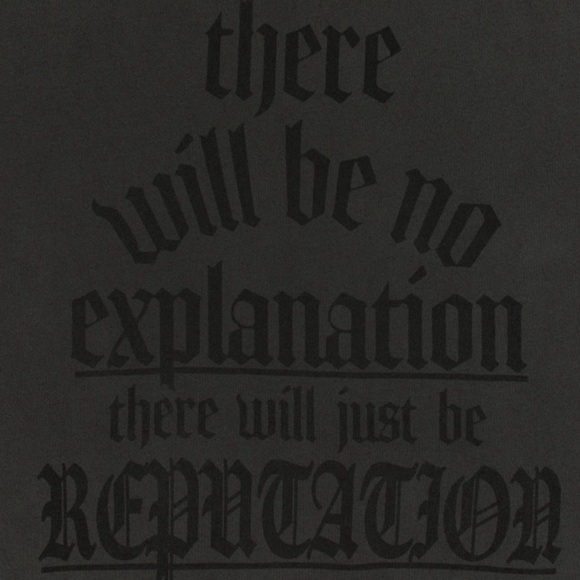 🔥 RARE Taylor Swift Reputation Oversized Hoodie 🖤🐍 XS/S Brand New - Picture 3 of 5